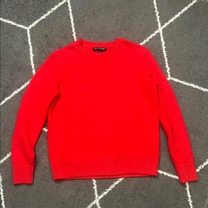 Banana Republic Red Knit Crewneck Sweater